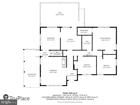 Floorplan - 1216 Kathryn Rd, Silver Spring, MD 20904 photo 2 of 3