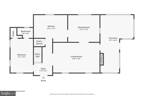 Floorplan - 8 Springvale Ln, Silver Spring, MD 20910 photo 1 of 2