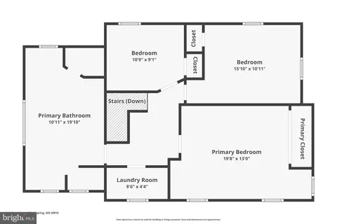 Floorplan - 8 Springvale Ln, Silver Spring, MD 20910 photo 2 of 2