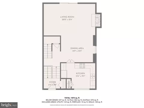 Floorplan - 9217 Three Oaks Dr, Silver Spring, MD 20901 photo 1 of 3