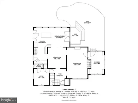 Floorplan - 10310 Naglee Rd, Silver Spring, MD 20903 photo 1 of 4