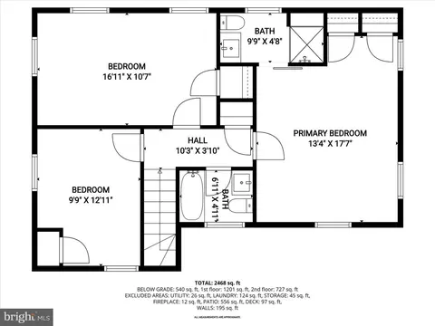 Floorplan - 10310 Naglee Rd, Silver Spring, MD 20903 photo 2 of 4