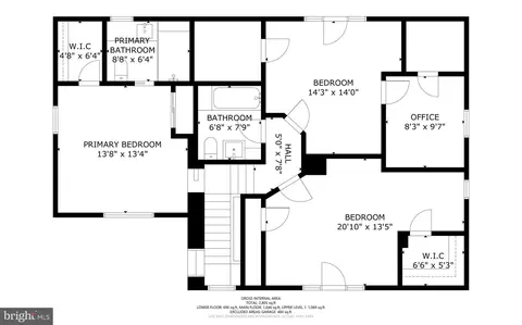 Floorplan - 9403 Warren St, Silver Spring, MD 20910 photo 4 of 6