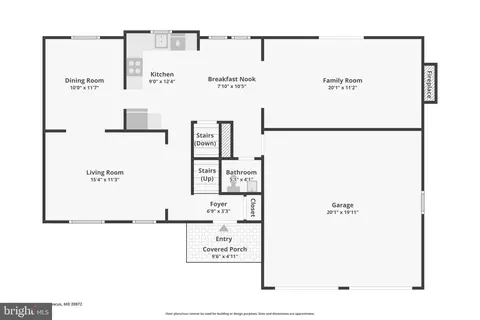 Floorplan - 9904 Durango Dr, Damascus, MD 20872 photo 2 of 4