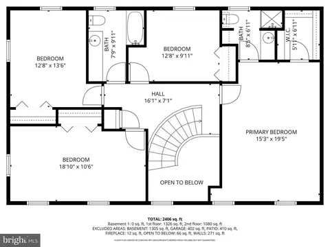 Floorplan - 12812 Deep Spring Dr, Potomac, MD 20854 photo 3 of 4