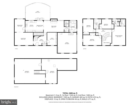 Floorplan - 12812 Deep Spring Dr, Potomac, MD 20854 photo 1 of 4