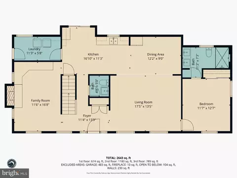 Floorplan - 13214 Serpentine Way, Silver Spring, MD 20904 photo 1 of 4