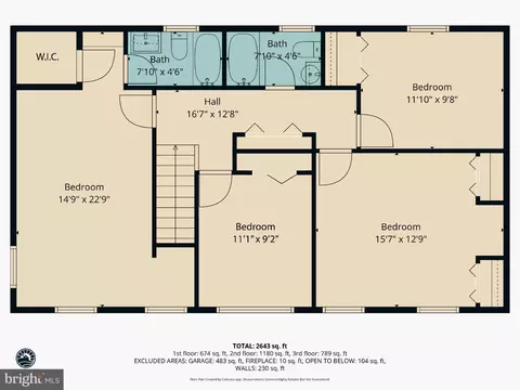 Floorplan - 13214 Serpentine Way, Silver Spring, MD 20904 photo 2 of 4