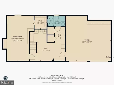 Floorplan - 13214 Serpentine Way, Silver Spring, MD 20904 photo 3 of 4