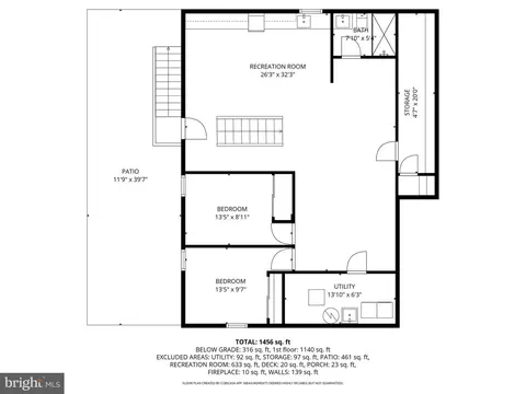 Floorplan - 1513 Flora Ln, Silver Spring, MD 20910 photo 3 of 3