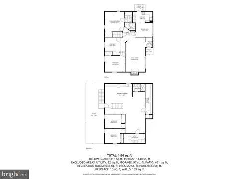 Floorplan - 1513 Flora Ln, Silver Spring, MD 20910 photo 1 of 3