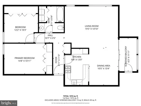 Floorplan - 3400 Chiswick Ct #48-2A, Silver Spring, MD 20906 photo 1 of 1