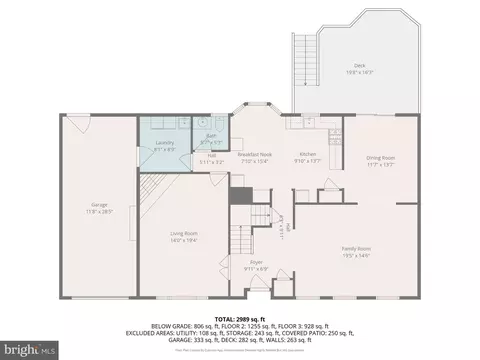 Floorplan - 1609 Winding Waye Ln, Silver Spring, MD 20902 photo 1 of 3
