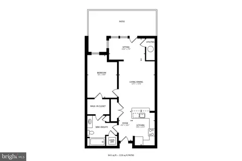 Floorplan - 8045 Newell St #121, Silver Spring, MD 20910 photo 1 of 1