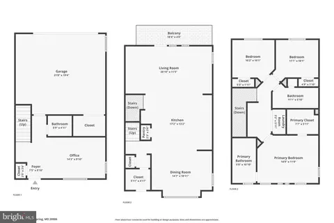Floorplan - 2511 Auden Dr, Silver Spring, MD 20906 photo 3 of 3