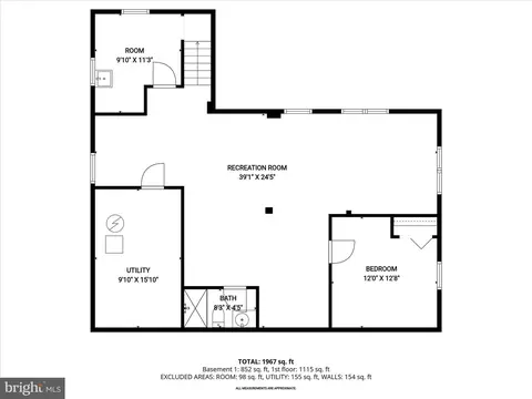 Floorplan - 411 Dennis Ave, Silver Spring, MD 20901 photo 2 of 3