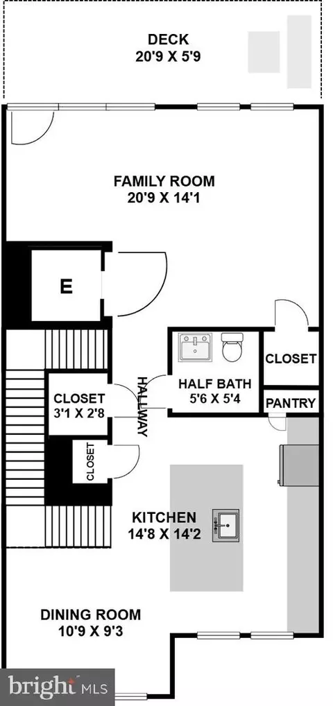 Floorplan - 8012 Grove St, Silver Spring, MD 20910 photo 2 of 3