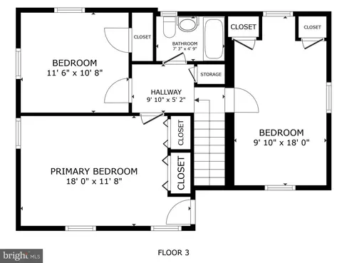 Floorplan - 9604 Garwood St, Silver Spring, MD 20901 photo 2 of 3
