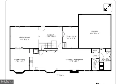 Floorplan - 14908 Village Gate Dr, Silver Spring, MD 20906 photo 2 of 3