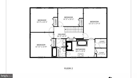 Floorplan - 14908 Village Gate Dr, Silver Spring, MD 20906 photo 1 of 3