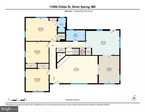 Floorplan - 11006 Childs St, Silver Spring, MD 20901 photo 1 of 2