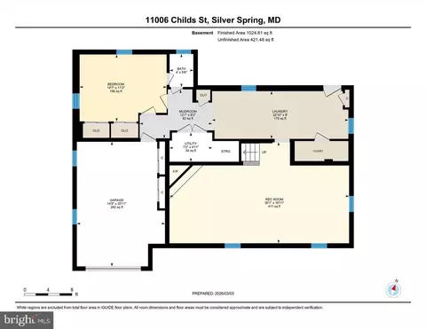 Floorplan - 11006 Childs St, Silver Spring, MD 20901 photo 2 of 2