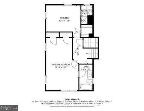 Floorplan - 10605 Meadowhill Rd, Silver Spring, MD 20901 photo 2 of 6