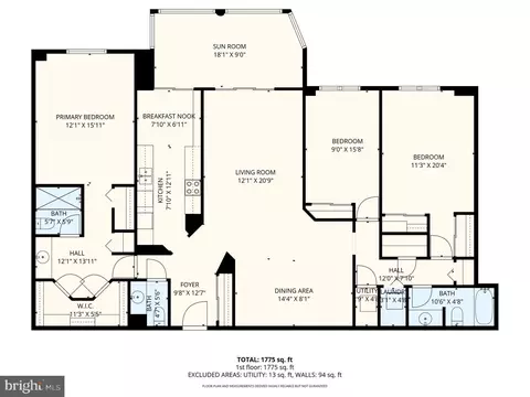 Floorplan - 15107 Interlachen Dr #2-801, Silver Spring, MD 20906 photo 1 of 1