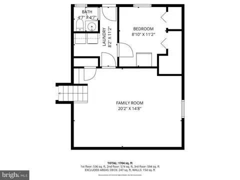Floorplan - 935 Loxford Ter, Silver Spring, MD 20901 photo 3 of 3