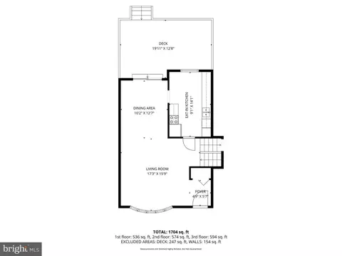 Floorplan - 935 Loxford Ter, Silver Spring, MD 20901 photo 1 of 3