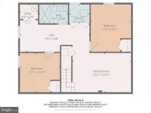 Floorplan - 1518 Gridley Ln, Silver Spring, MD 20902 photo 3 of 4