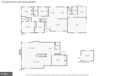 Floorplan - 512 Quaint Acres Dr, Silver Spring, MD 20904 photo 1 of 2