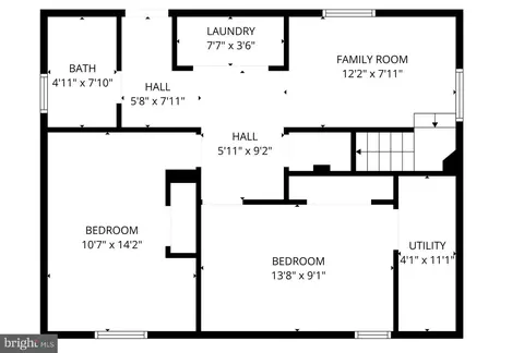 Floorplan - 9115 Bradford Rd, Silver Spring, MD 20901 photo 3 of 4