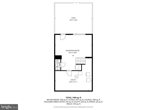 Floorplan - 14219 Castle Blvd #126-18, Silver Spring, MD 20904 photo 3 of 4