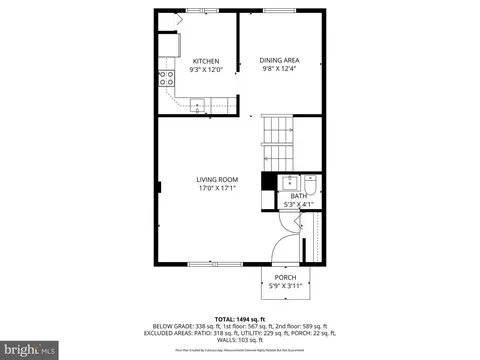 Floorplan - 14219 Castle Blvd #126-18, Silver Spring, MD 20904 photo 1 of 4