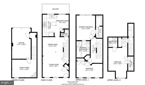 Floorplan - 8509 2nd Ave, Silver Spring, MD 20910 photo 2 of 2