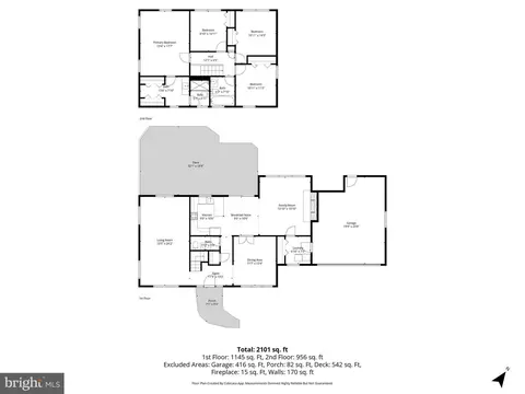 Floorplan - 3221 Beret Ln, Silver Spring, MD 20906 photo 3 of 3
