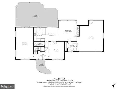 Floorplan - 3221 Beret Ln, Silver Spring, MD 20906 photo 1 of 3