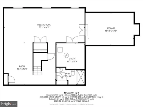 Floorplan - 17900 Hickman St, Poolesville, MD 20837 photo 1 of 3