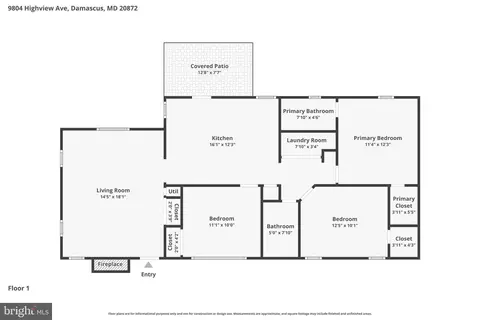 Floorplan - 9804 Highview Ave, Damascus, MD 20872 photo 1 of 1