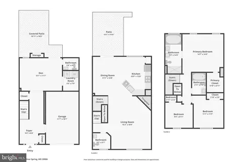 Floorplan - 14214 Plum Run Way, Silver Spring, MD 20906 photo 1 of 1