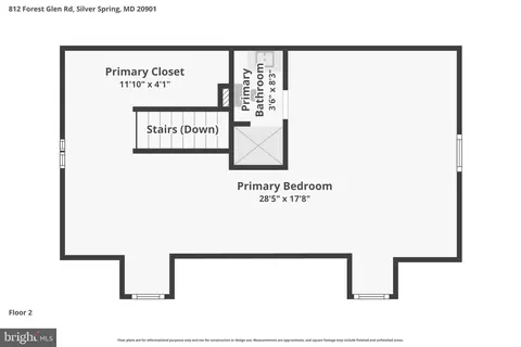 Floorplan - 812 Forest Glen Rd, Silver Spring, MD 20901 photo 3 of 3