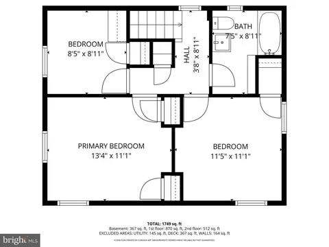 Floorplan - 203 Baden St, Silver Spring, MD 20901 photo 2 of 3