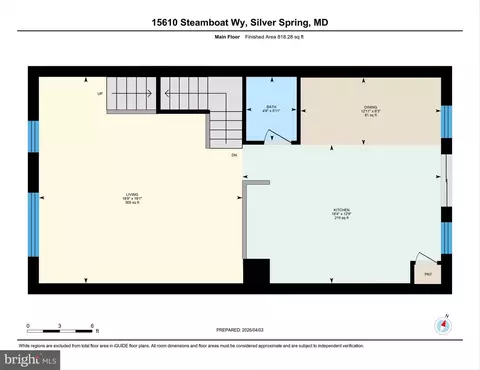 Floorplan - 15610 Steamboat Way, Silver Spring, MD 20906 photo 3 of 5