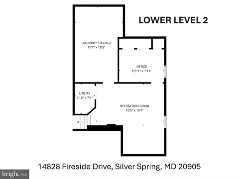 Floorplan - 14828 Fireside Dr, Silver Spring, MD 20905 photo 4 of 5