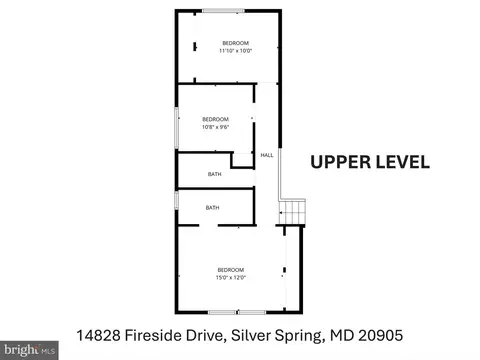 Floorplan - 14828 Fireside Dr, Silver Spring, MD 20905 photo 2 of 5