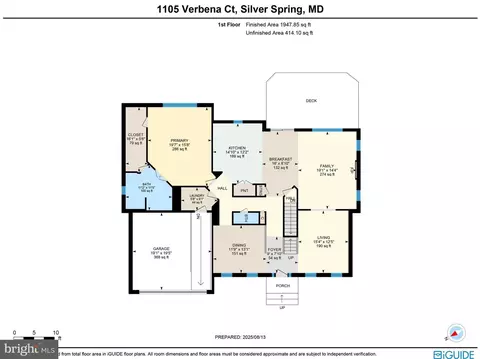 Floorplan - 1105 Verbena Ct, Silver Spring, MD 20906 photo 1 of 4