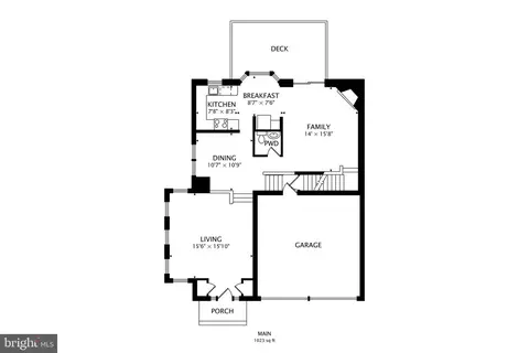 Floorplan - 2421 Pondside Ter, Silver Spring, MD 20906 photo 1 of 3