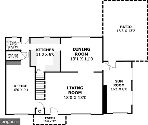 Floorplan - 1303 Ballard St, Silver Spring, MD 20910 photo 1 of 3