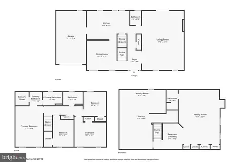Floorplan - 9200 Watson Rd, Silver Spring, MD 20910 photo 1 of 4